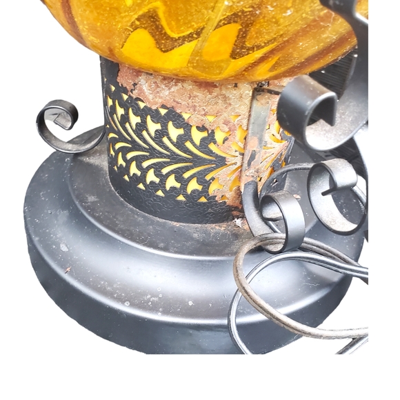 Vintage Mid Century Modern Hollywood Regency Swag  Lamps 2 - Picture 7 of 11